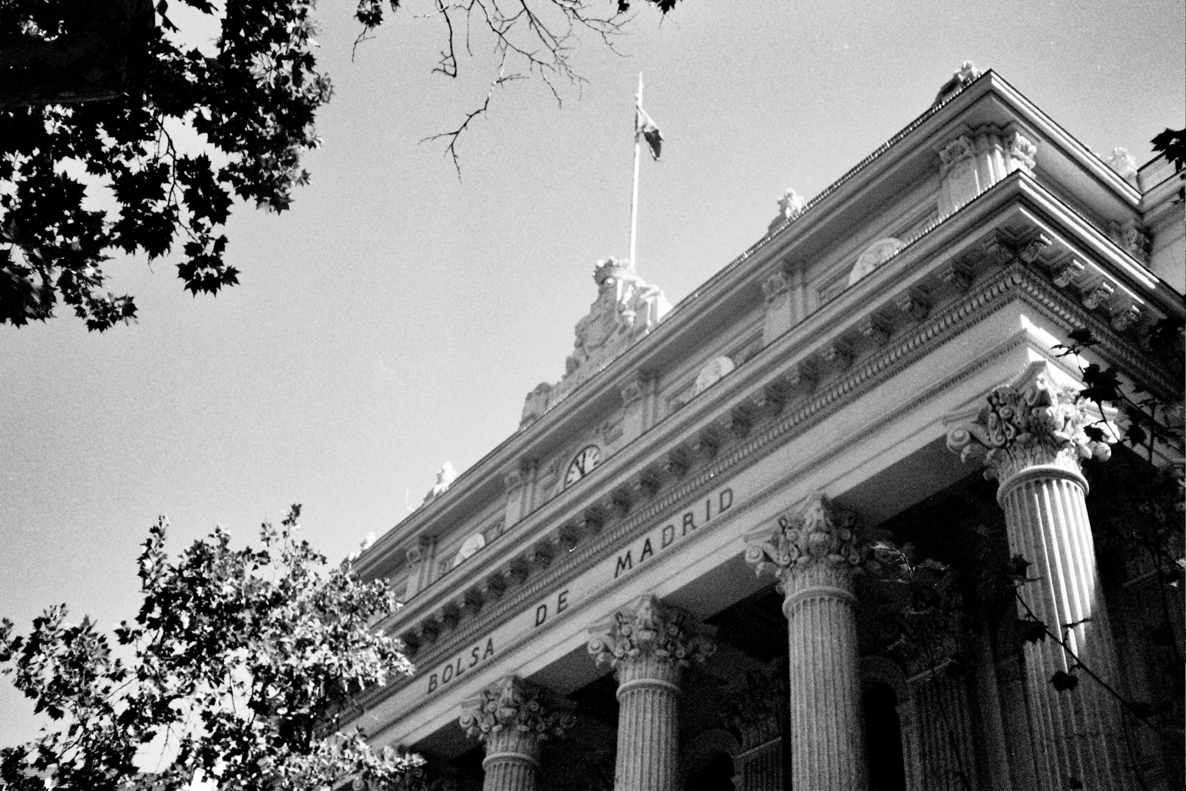 Columns of the Bolsa de Madrid